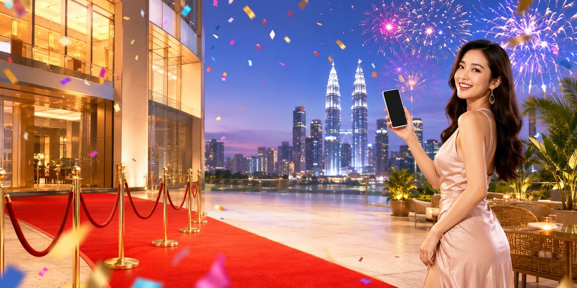 Suasana permainan kasino dalam talian di Kuala Lumpur dengan antara muka mudah alih adam22